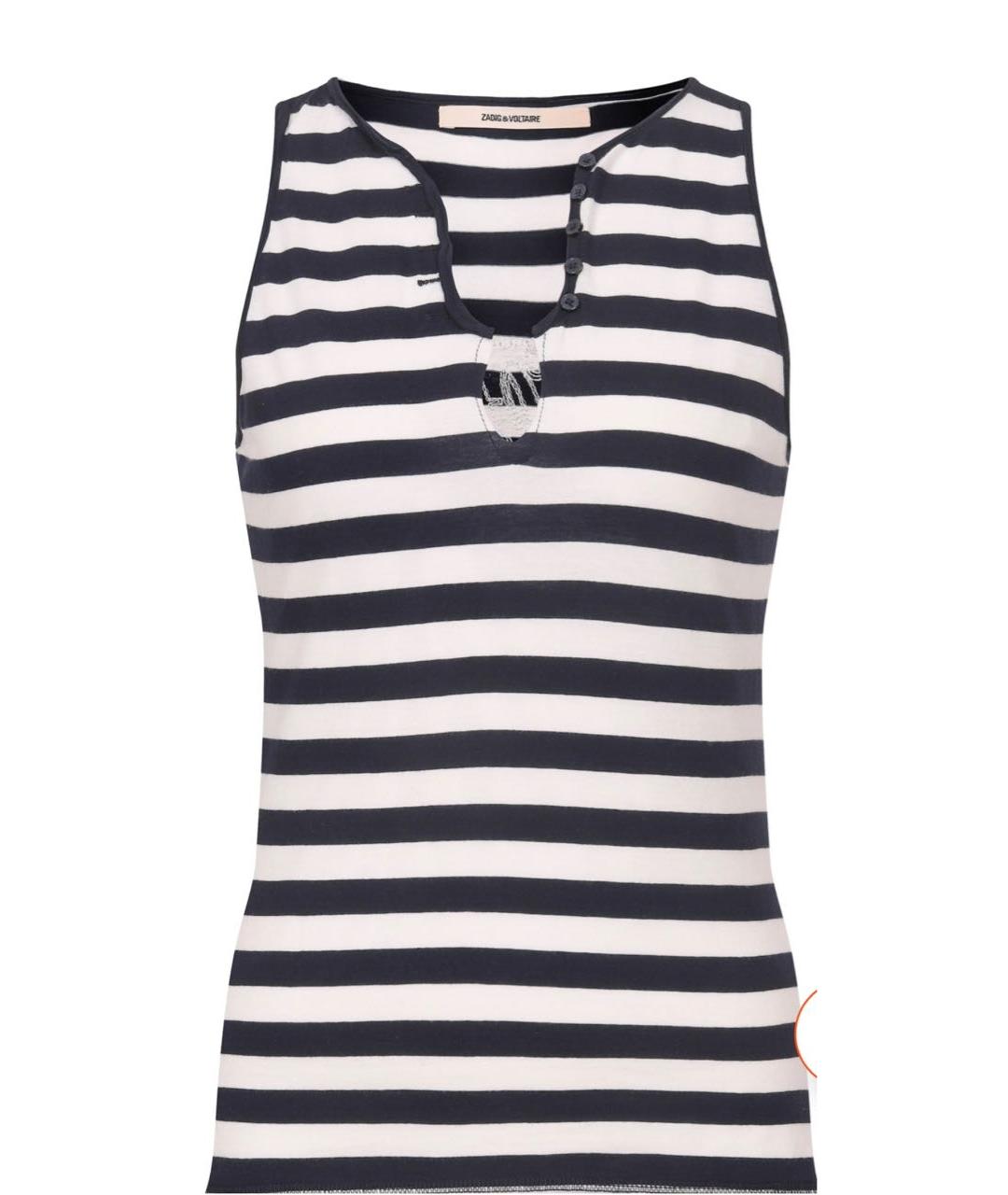 ZADIG & VOLTAIRE Белая хлопковая майка, фото 1