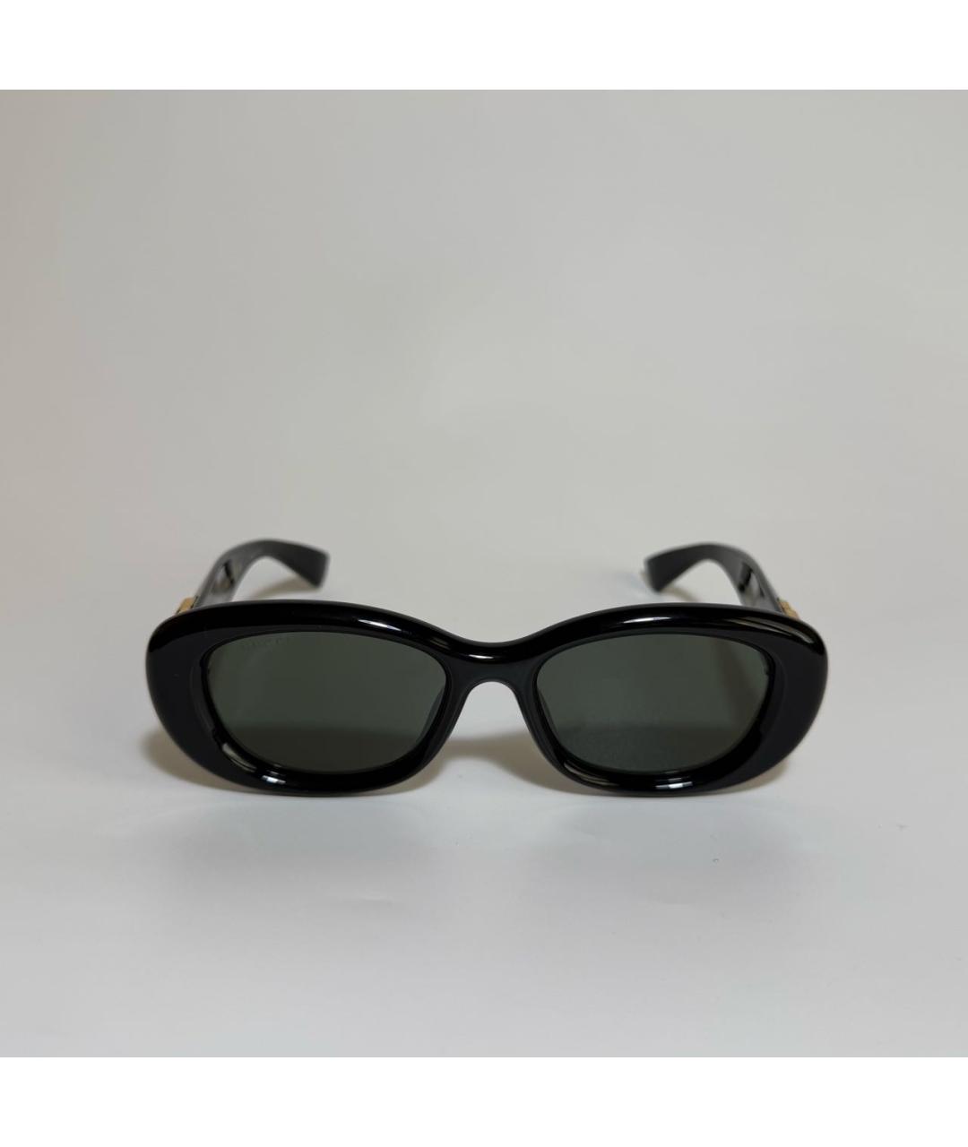 GUCCI Черные пластиковые солнцезащитные очки, фото 6
