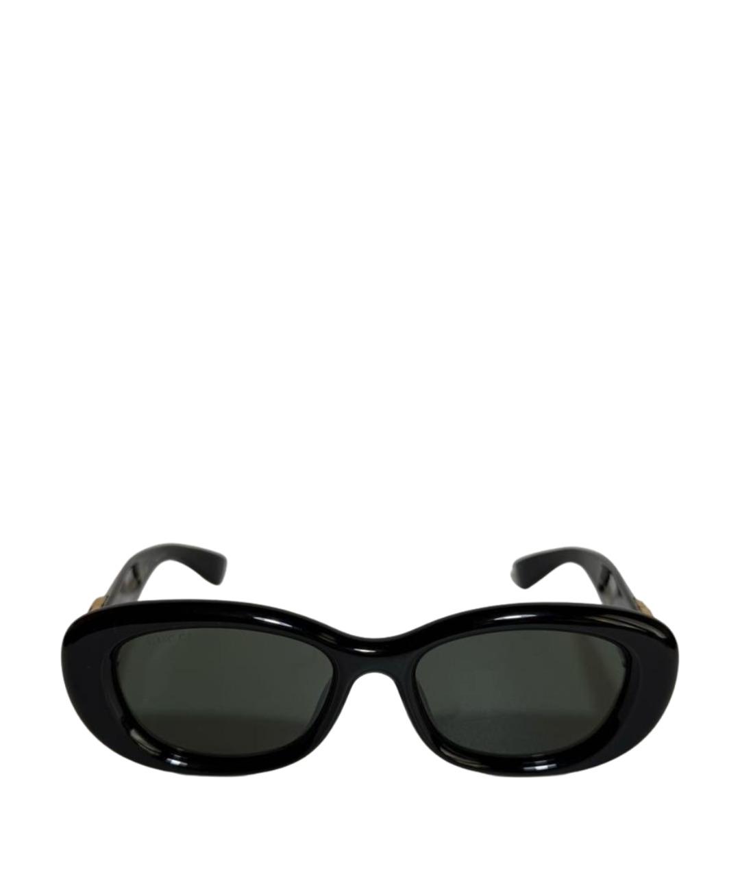 GUCCI Черные пластиковые солнцезащитные очки, фото 1
