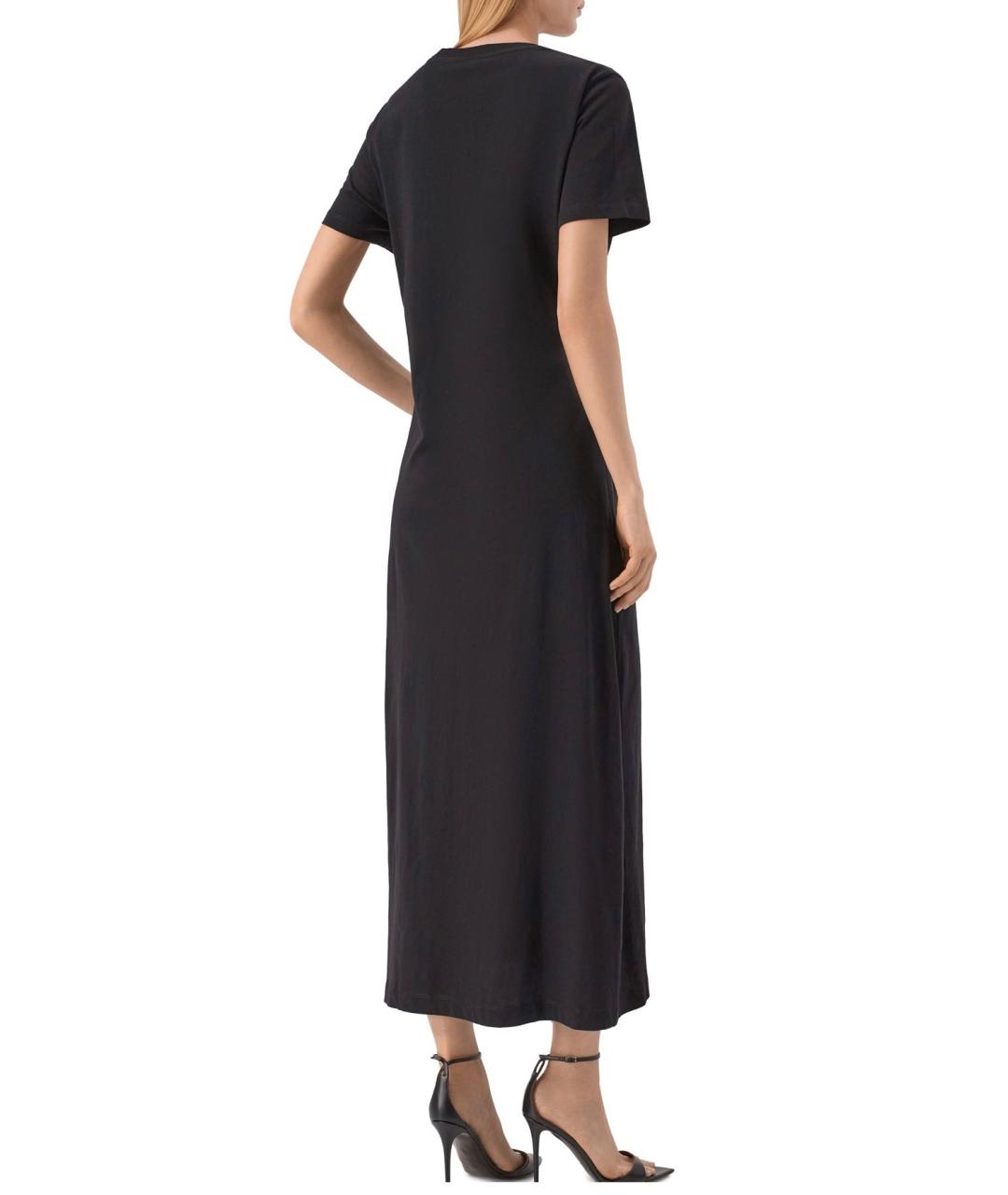 ZADIG & VOLTAIRE Черное хлопковое повседневное платье, фото 2