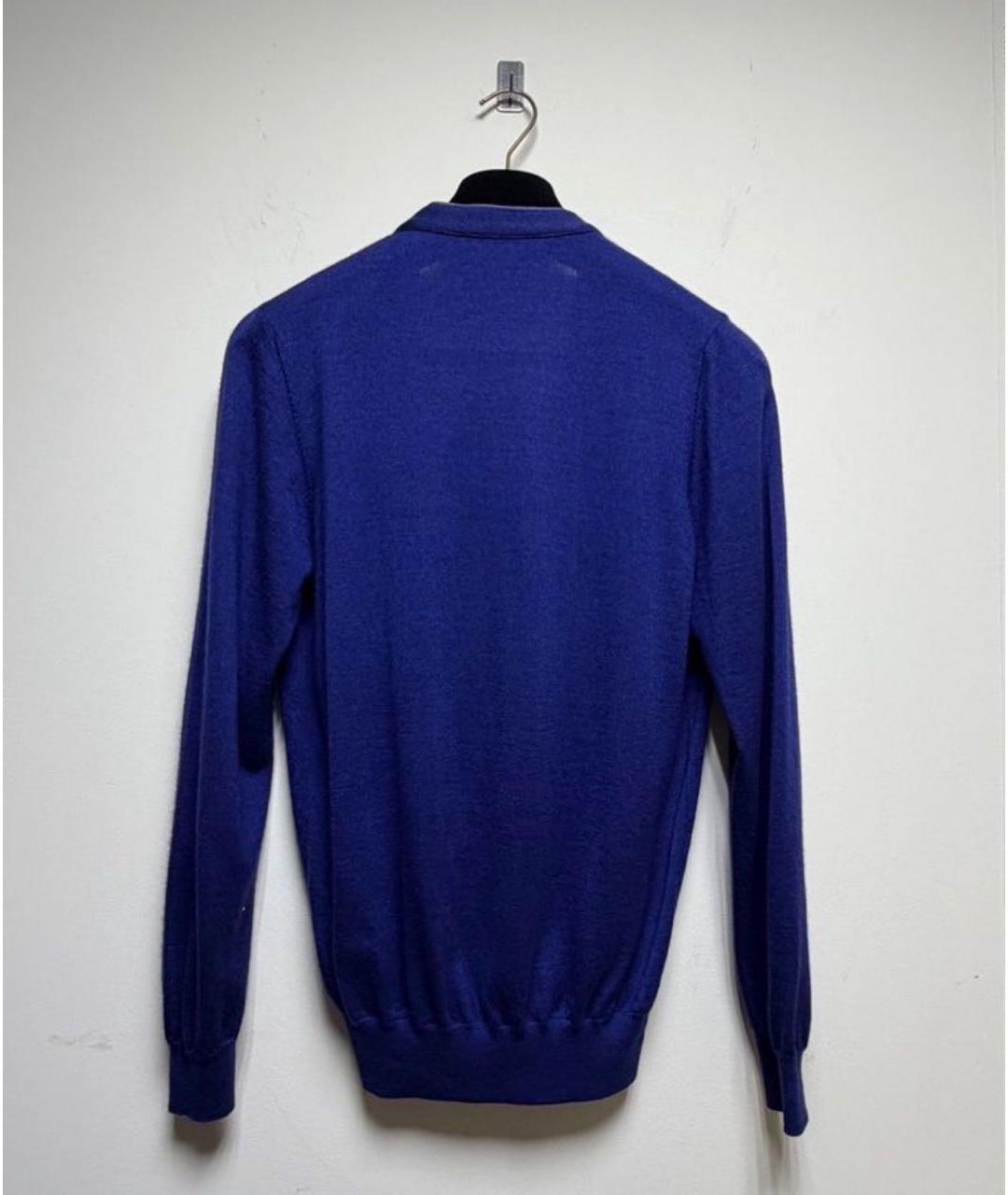 ZILLI Синий кашемировый кардиган, фото 2