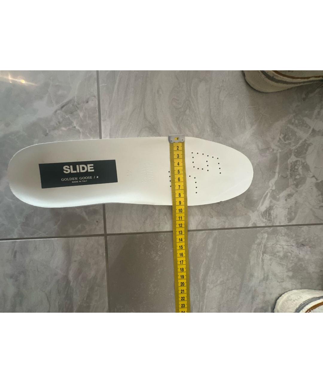 GOLDEN GOOSE DELUXE BRAND Серые кожаные кеды, фото 8
