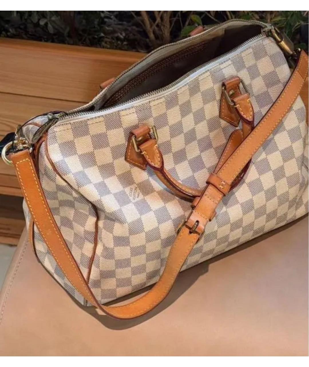 LOUIS VUITTON Бежевая сумка с короткими ручками, фото 2