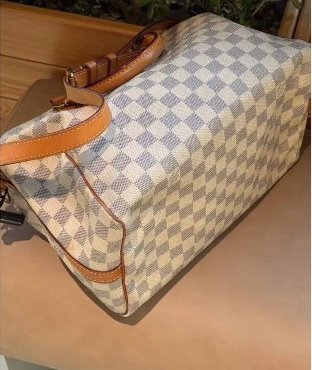 LOUIS VUITTON Бежевая сумка с короткими ручками, фото 3