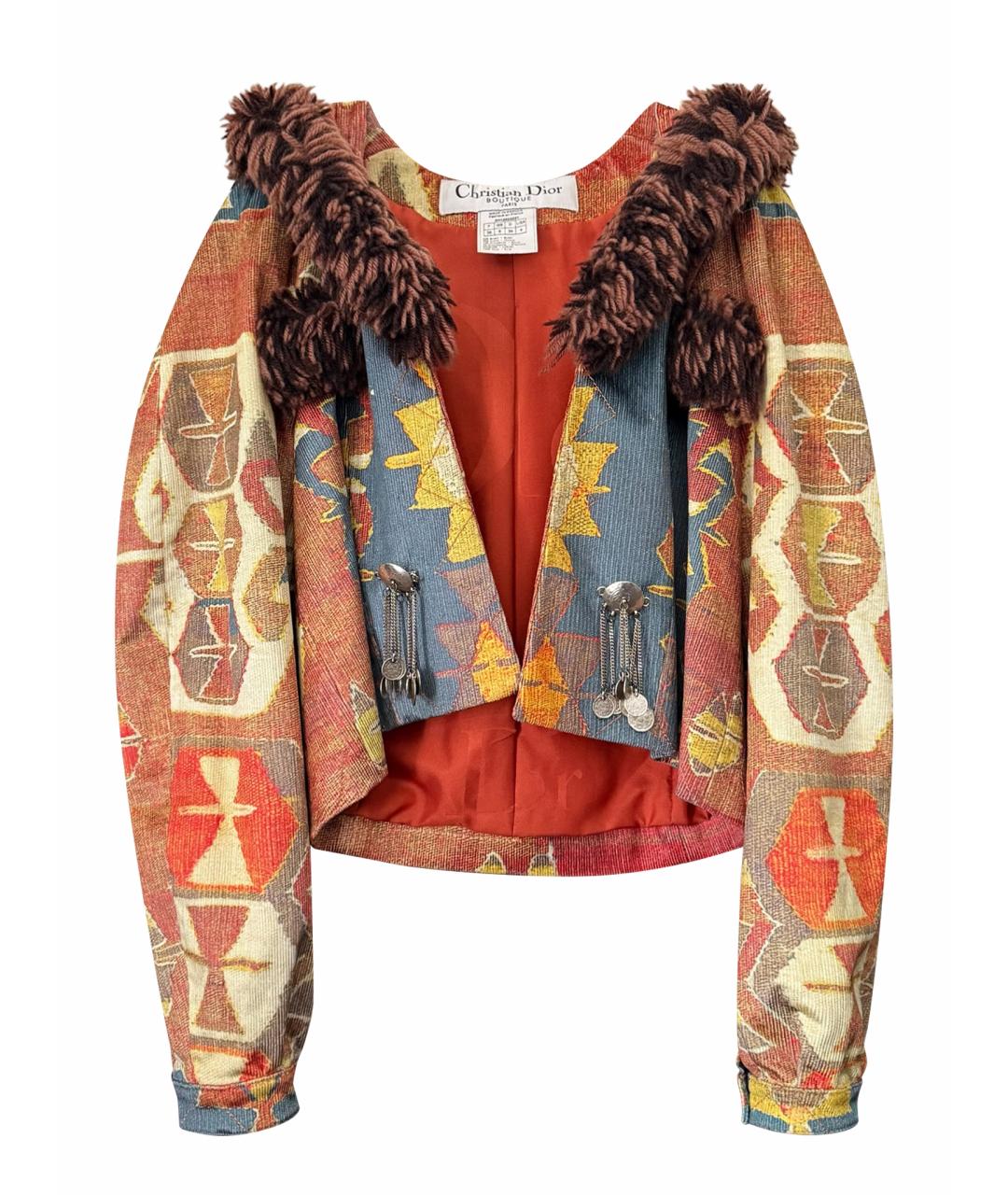 CHRISTIAN DIOR Оранжевая куртка, фото 1