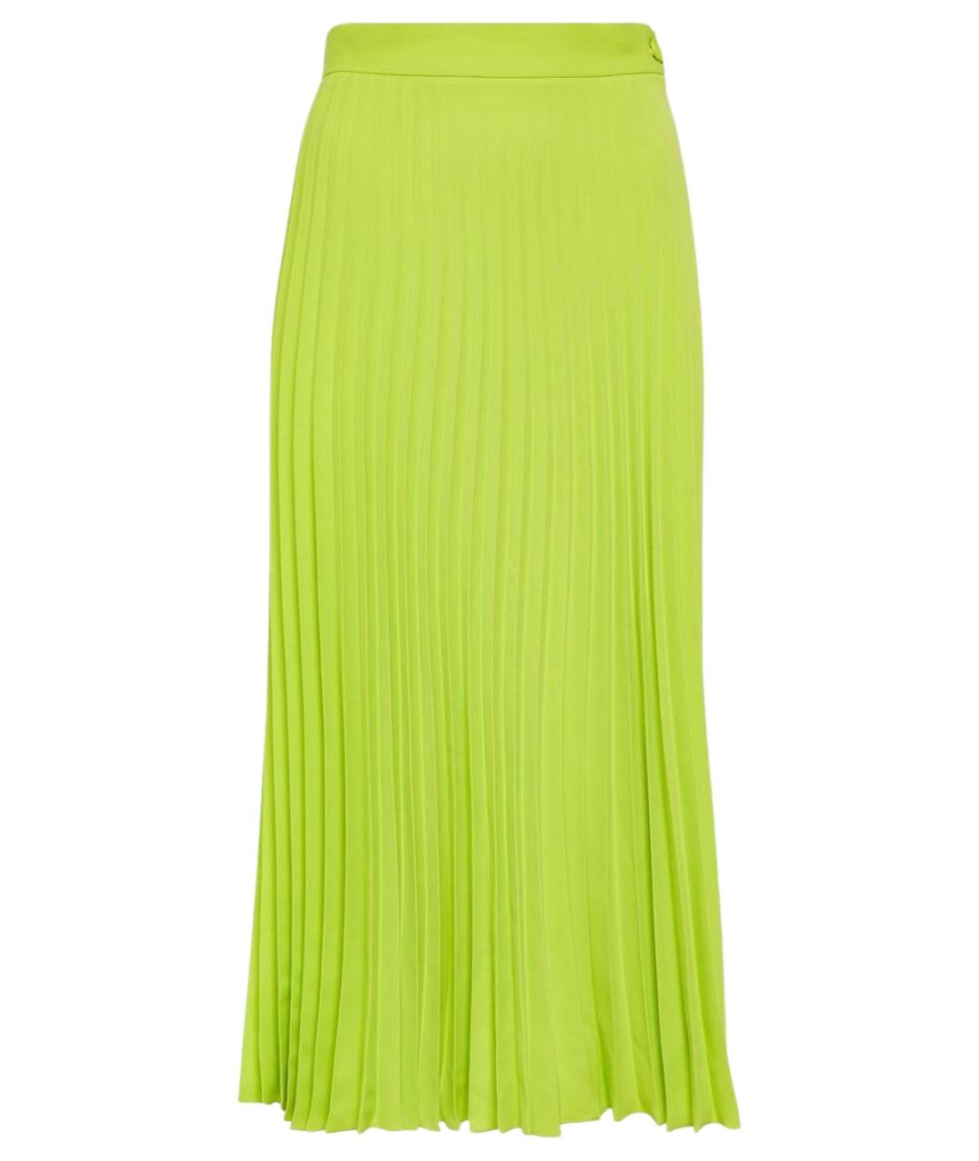 MM6 MAISON MARGIELA Салатовая юбка миди, фото 1