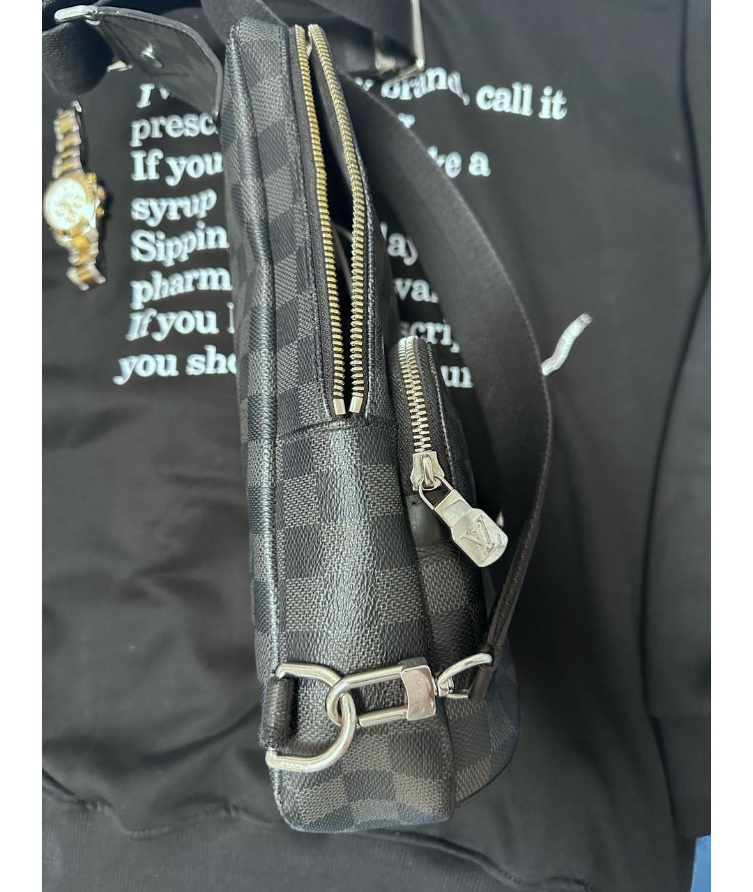 LOUIS VUITTON Черная сумка на плечо, фото 2