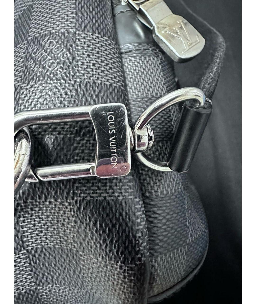 LOUIS VUITTON Черная сумка на плечо, фото 4