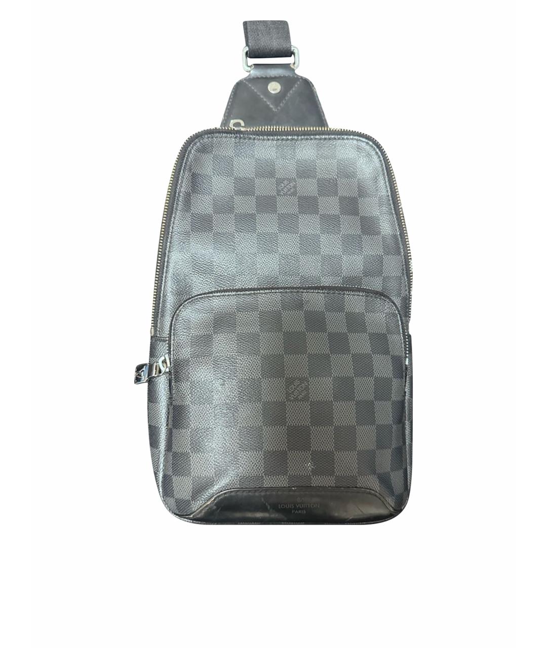 LOUIS VUITTON Черная сумка на плечо, фото 1