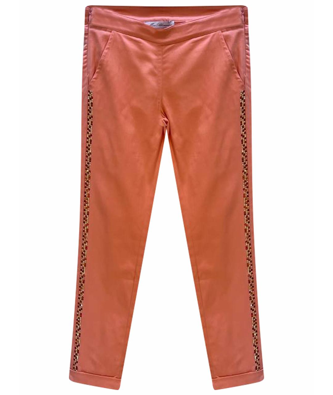 MISS BLUMARINE Коралловые хлопковые брюки и шорты, фото 1