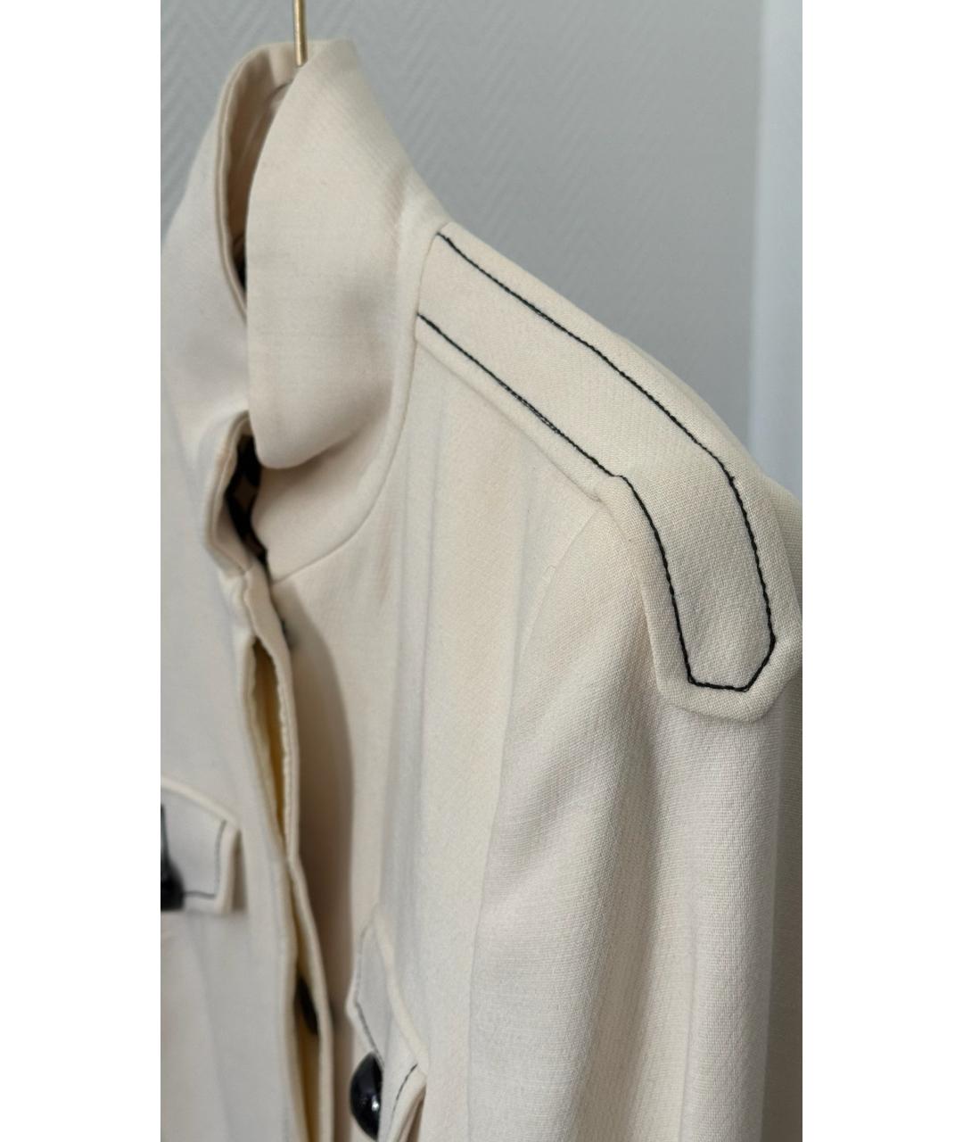 ROBERTO CAVALLI Бежевое пальто, фото 5