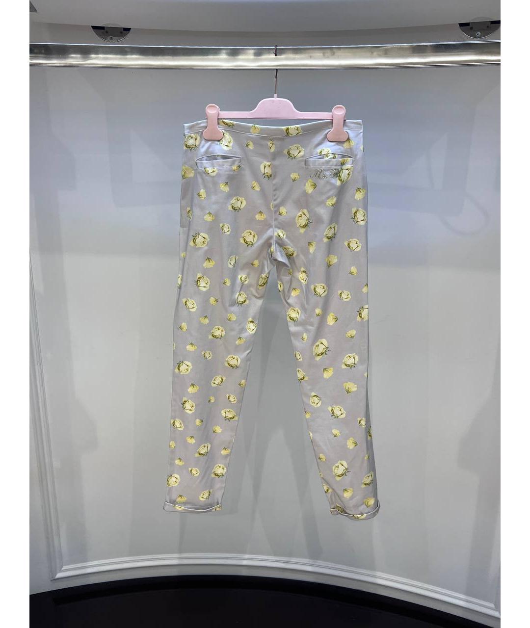 MISS BLUMARINE Мульти хлопковые брюки и шорты, фото 3