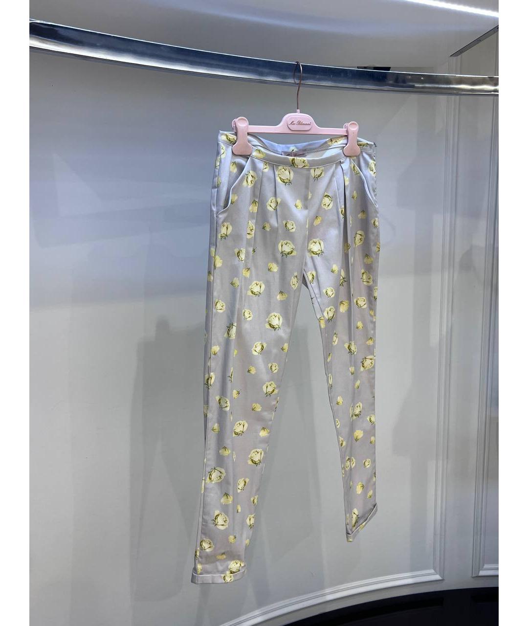 MISS BLUMARINE Мульти хлопковые брюки и шорты, фото 2