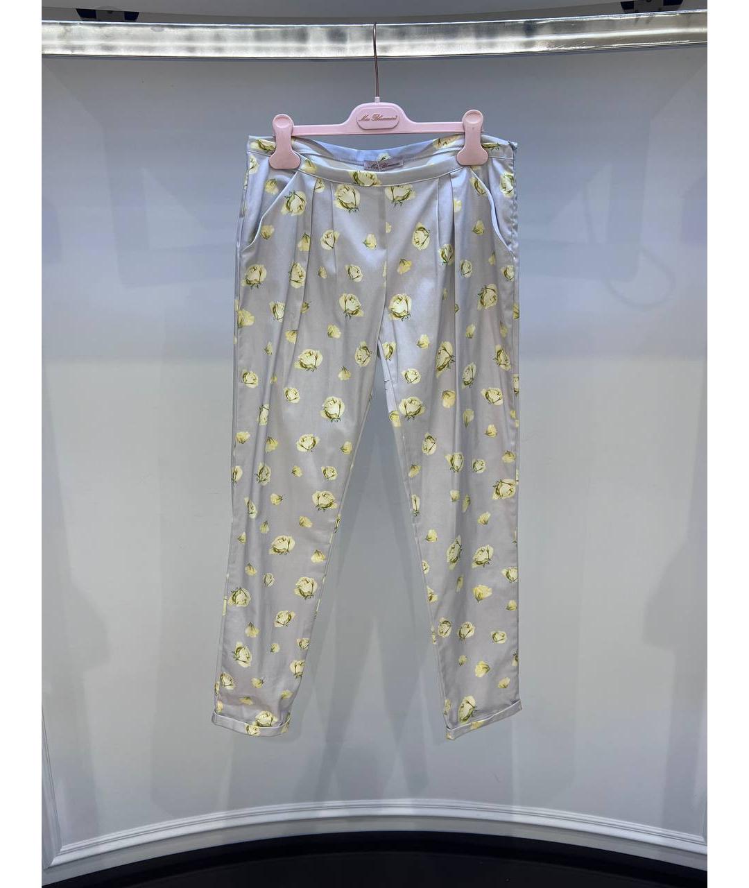 MISS BLUMARINE Мульти хлопковые брюки и шорты, фото 4