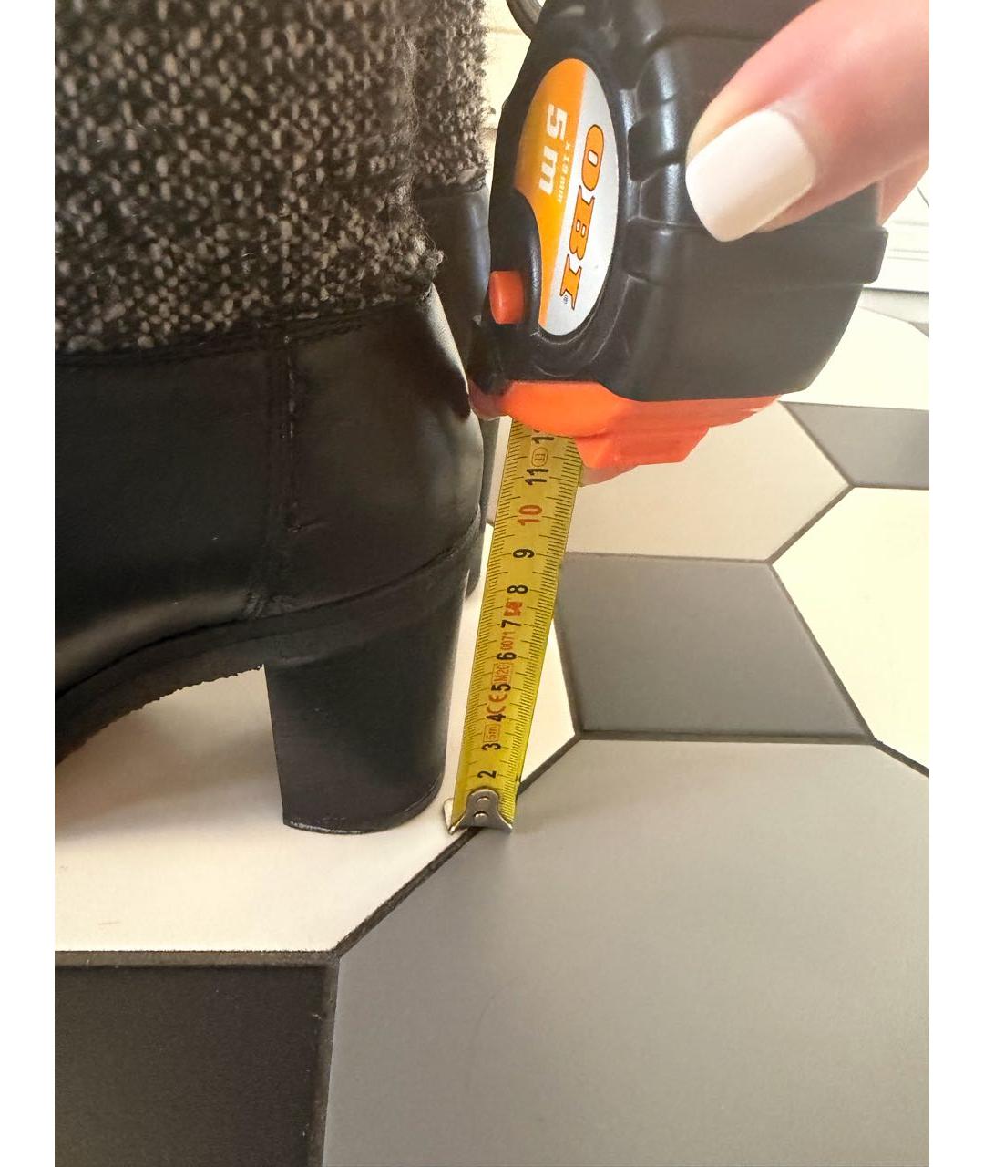 CHANEL Черные кожаные ботильоны, фото 6