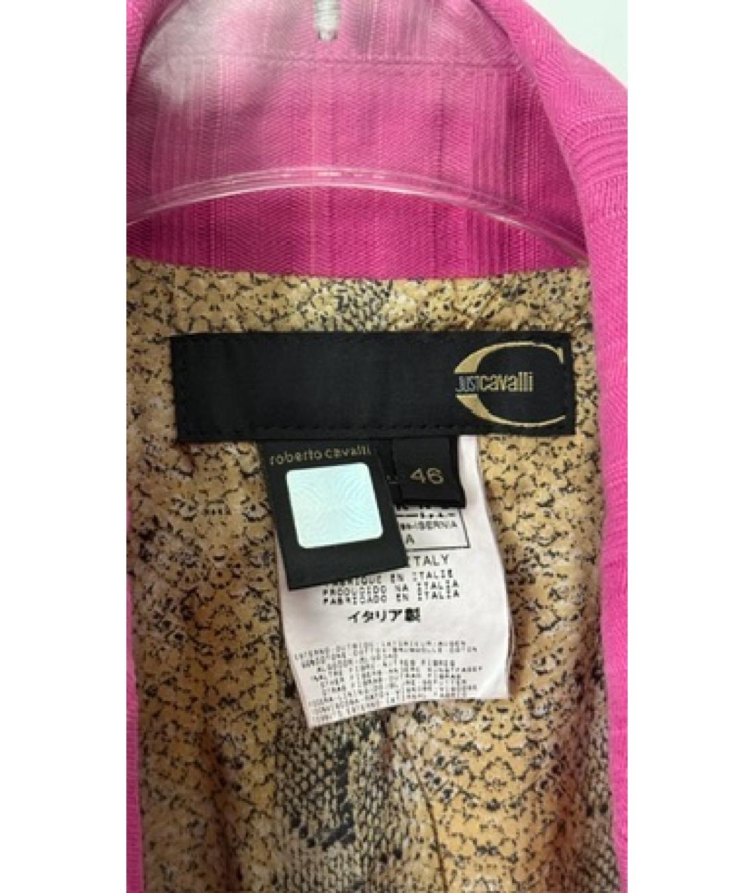JUST CAVALLI Розовый жакет/пиджак, фото 5