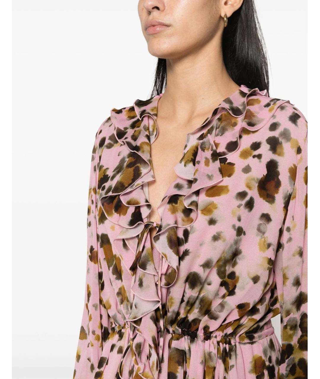 MSGM Розовое коктейльное платье, фото 4