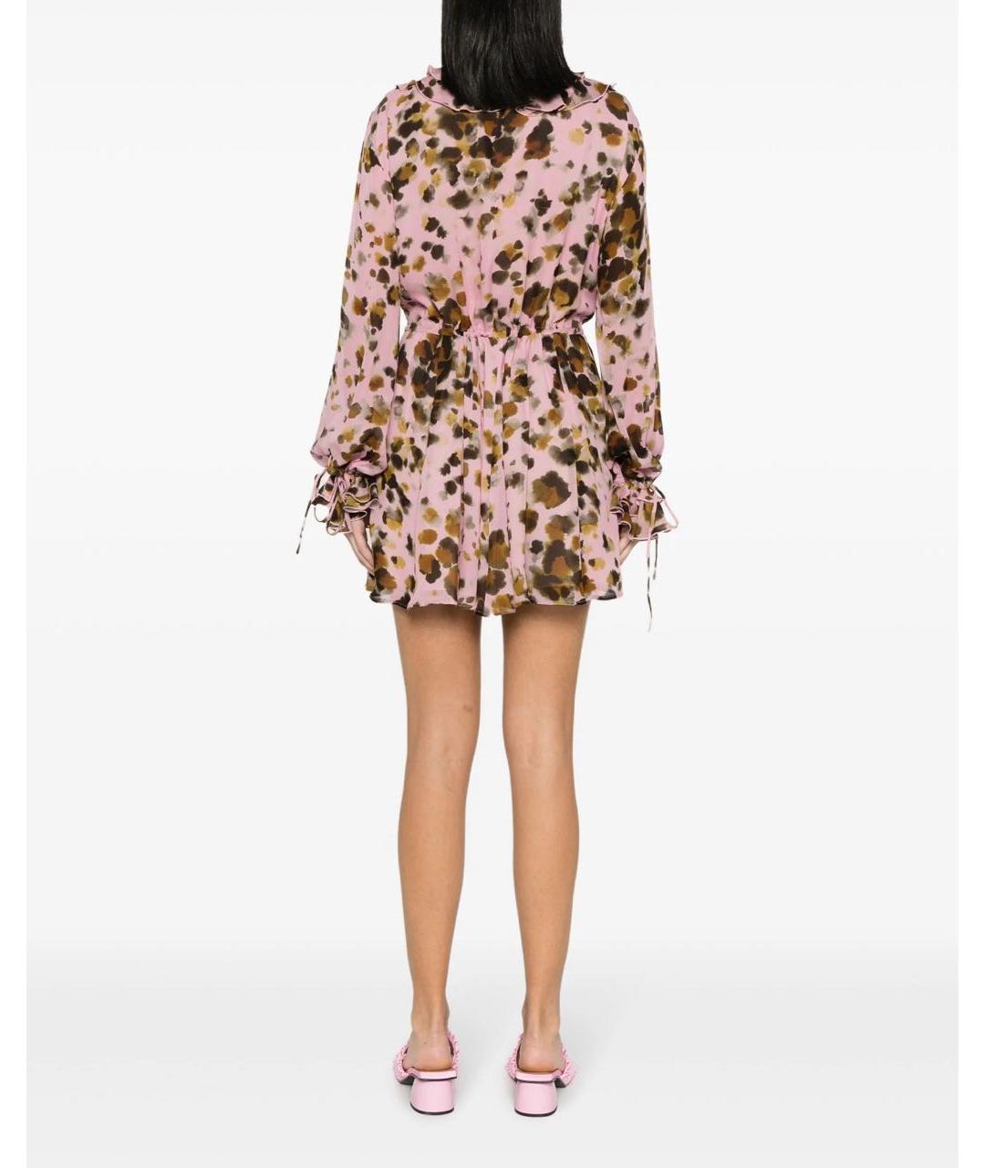 MSGM Розовое коктейльное платье, фото 3