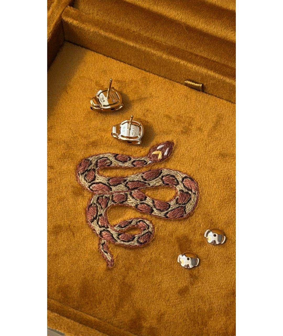 CARTIER Желтые серьги из желтого золота, фото 2