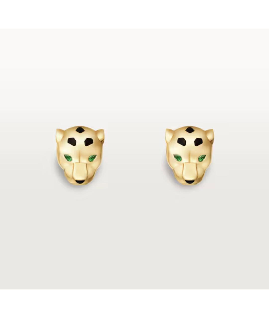 CARTIER Желтые серьги из желтого золота, фото 4