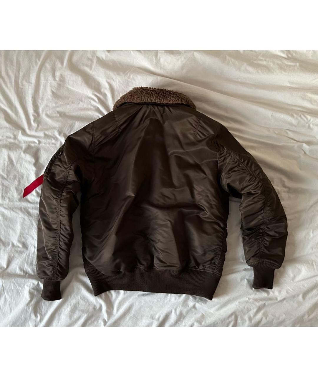 ALPHA INDUSTRIES Коричневая куртка, фото 2