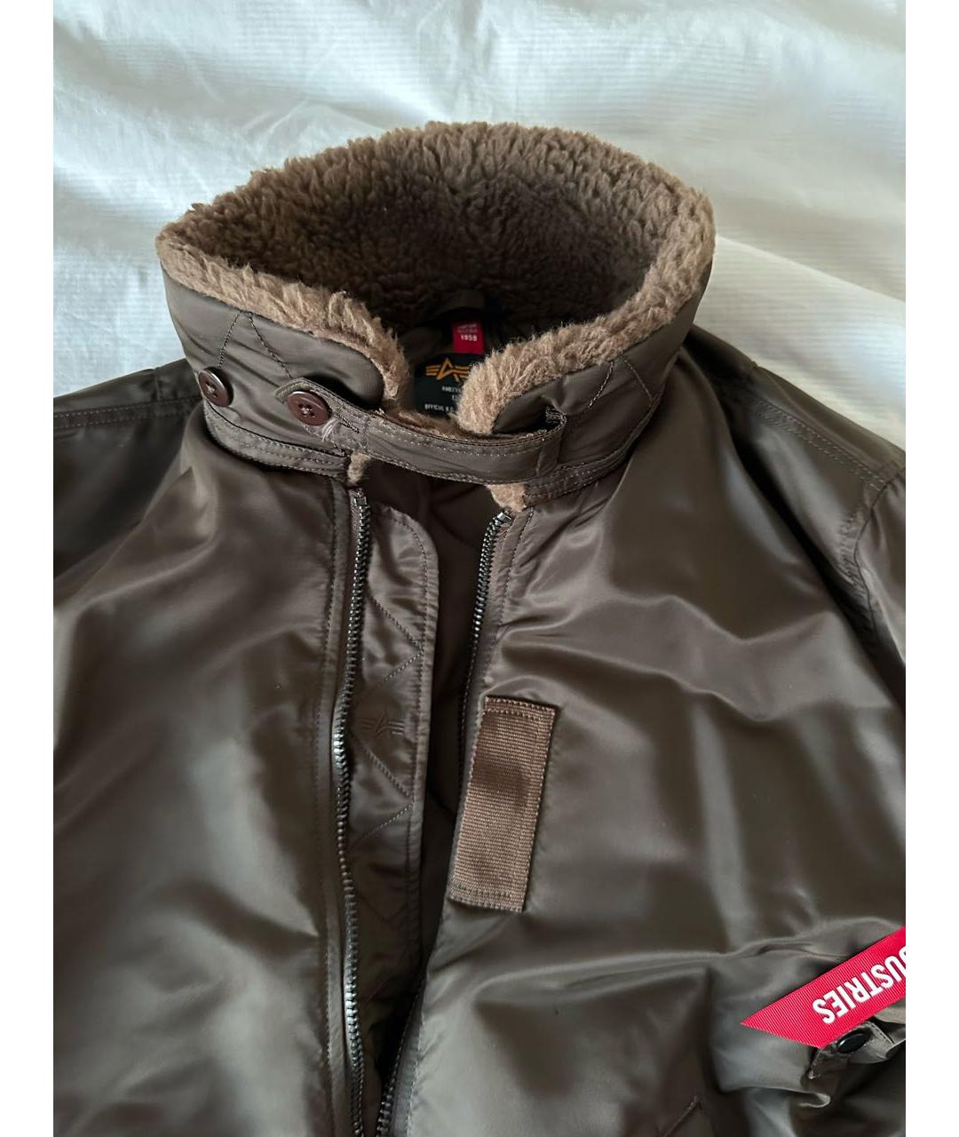 ALPHA INDUSTRIES Коричневая куртка, фото 5