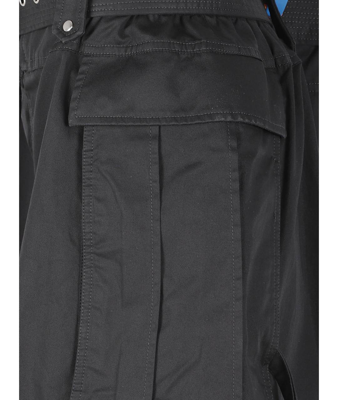 ALEXANDER MCQUEEN Черные хлопковые шорты, фото 2