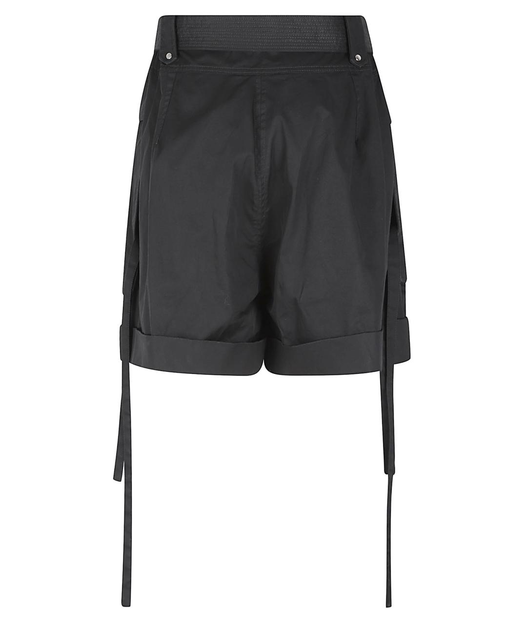 ALEXANDER MCQUEEN Черные хлопковые шорты, фото 3