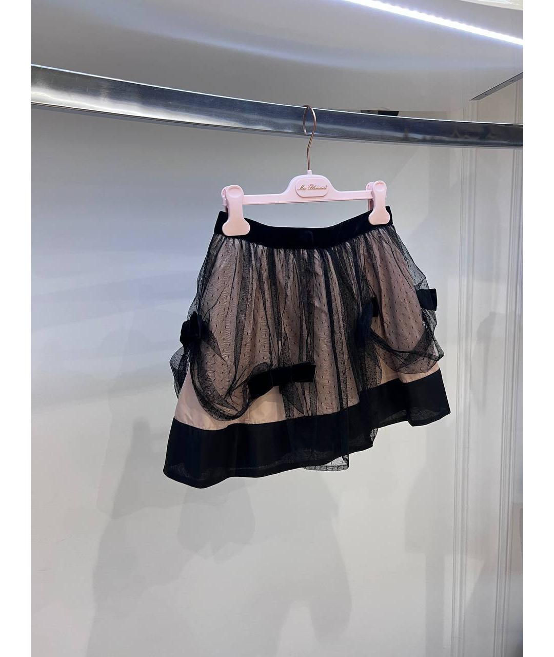 MISS BLUMARINE Мульти полиэстеровая юбка, фото 2