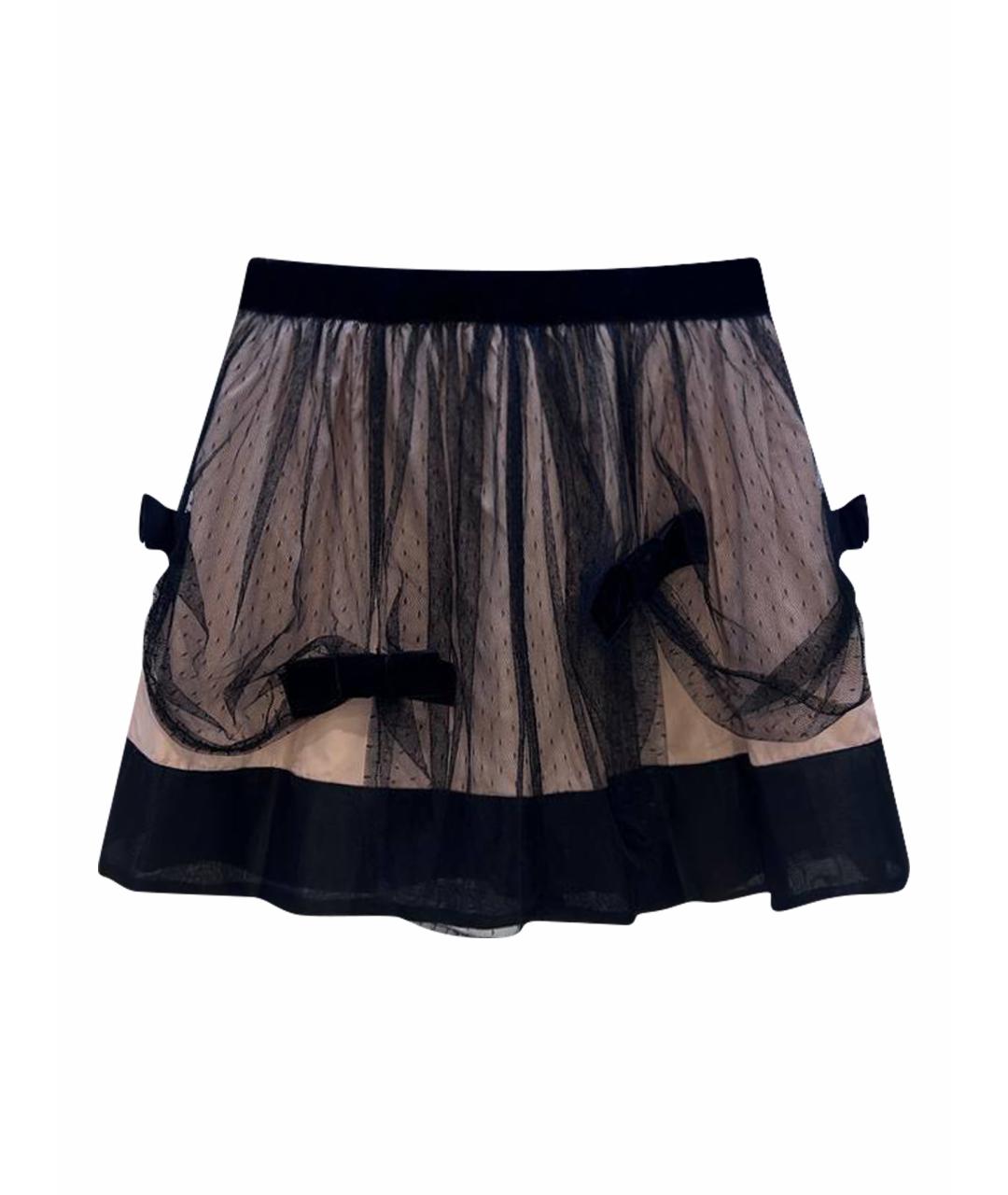 MISS BLUMARINE Мульти полиэстеровая юбка, фото 1