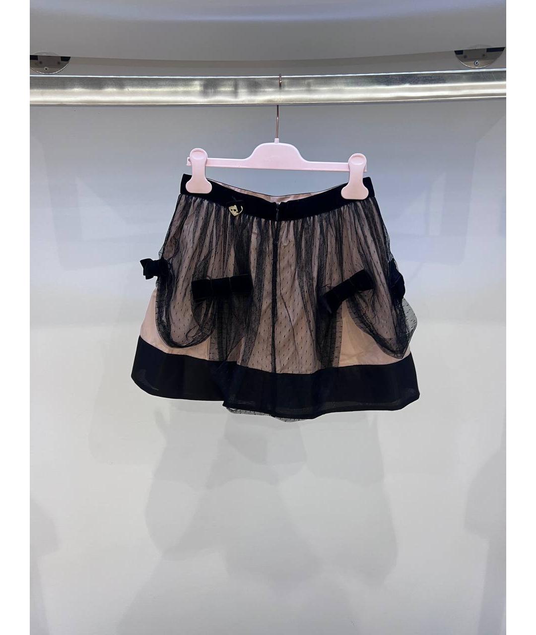 MISS BLUMARINE Мульти полиэстеровая юбка, фото 3