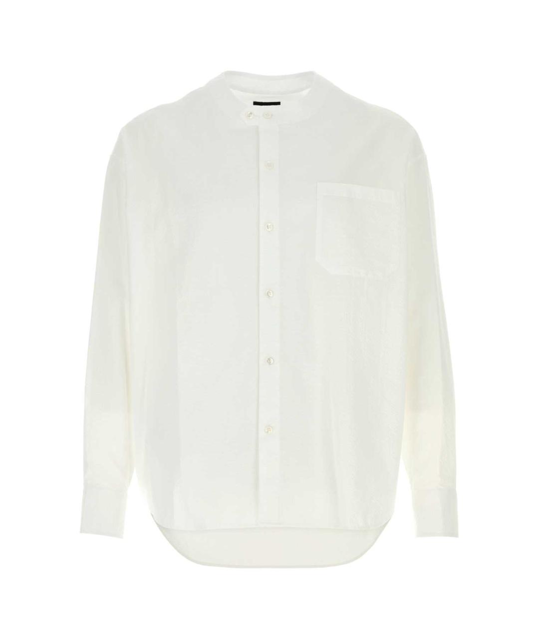 GIORGIO ARMANI Белая хлопковая кэжуал рубашка, фото 1