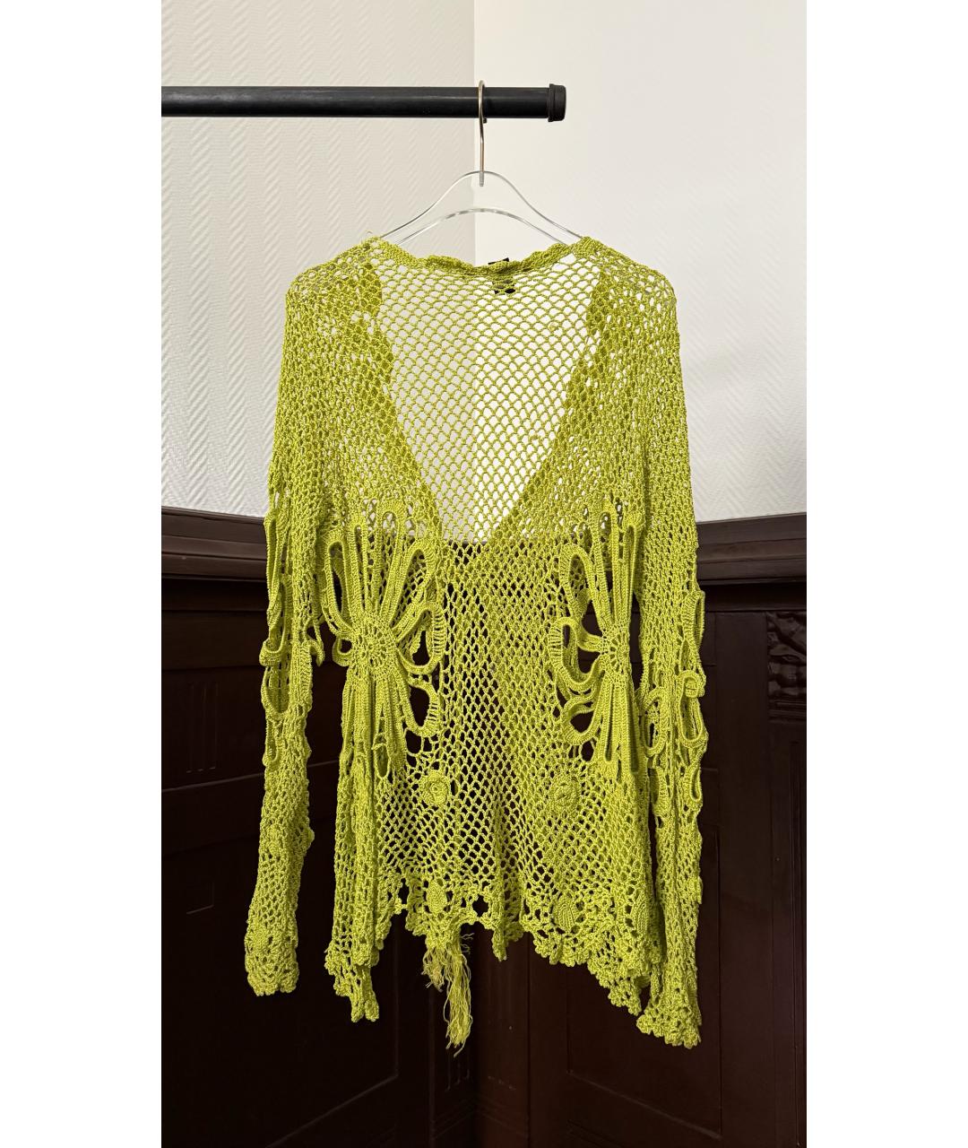 ROBERTO CAVALLI Зеленый кардиган, фото 2