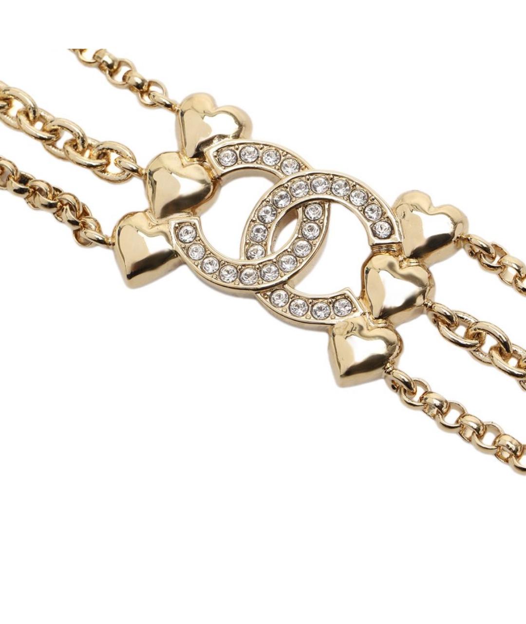 CHANEL Золотое металлическое колье, фото 2