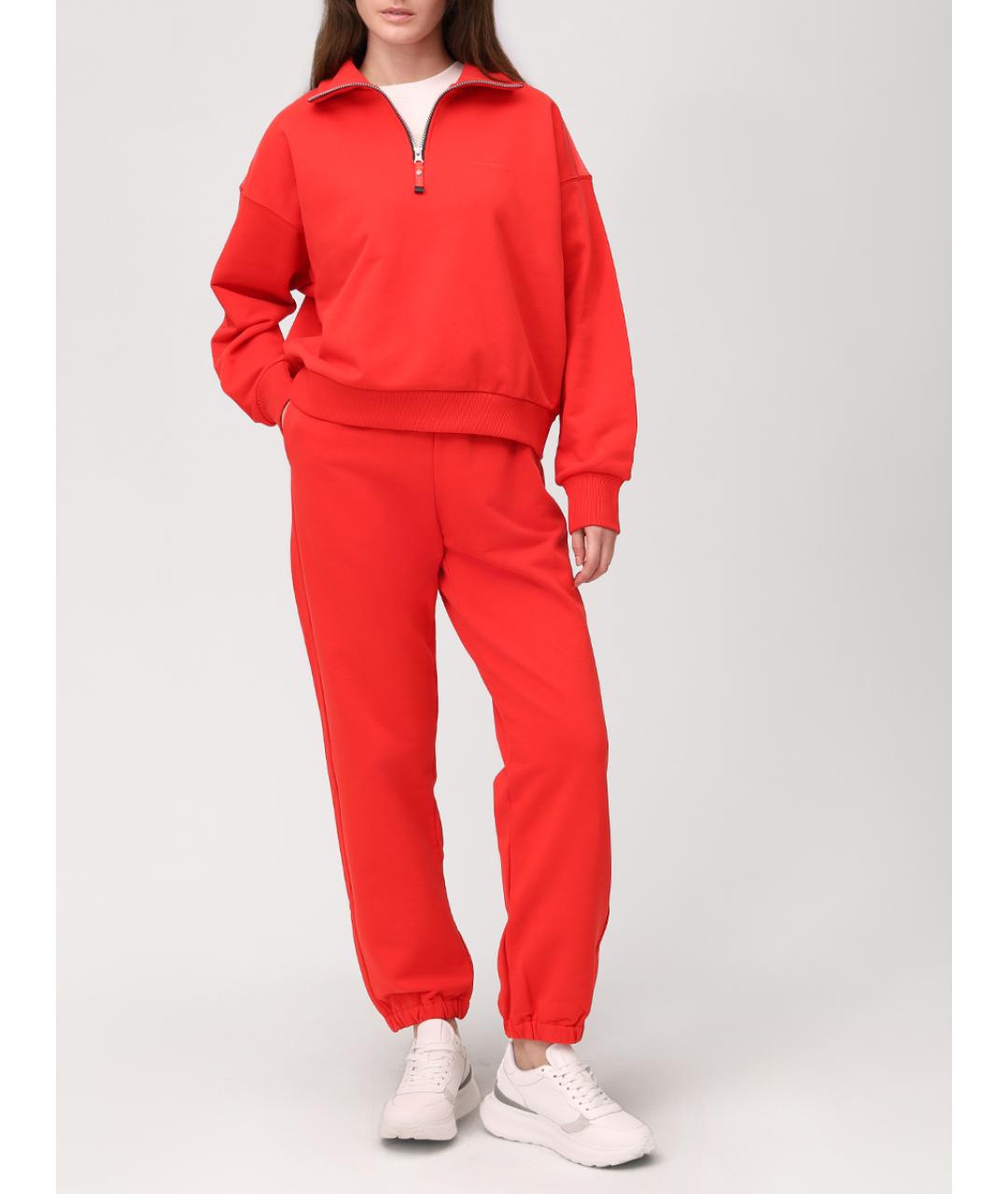 PARAJUMPERS Красный хлопковый спортивные костюмы, фото 2