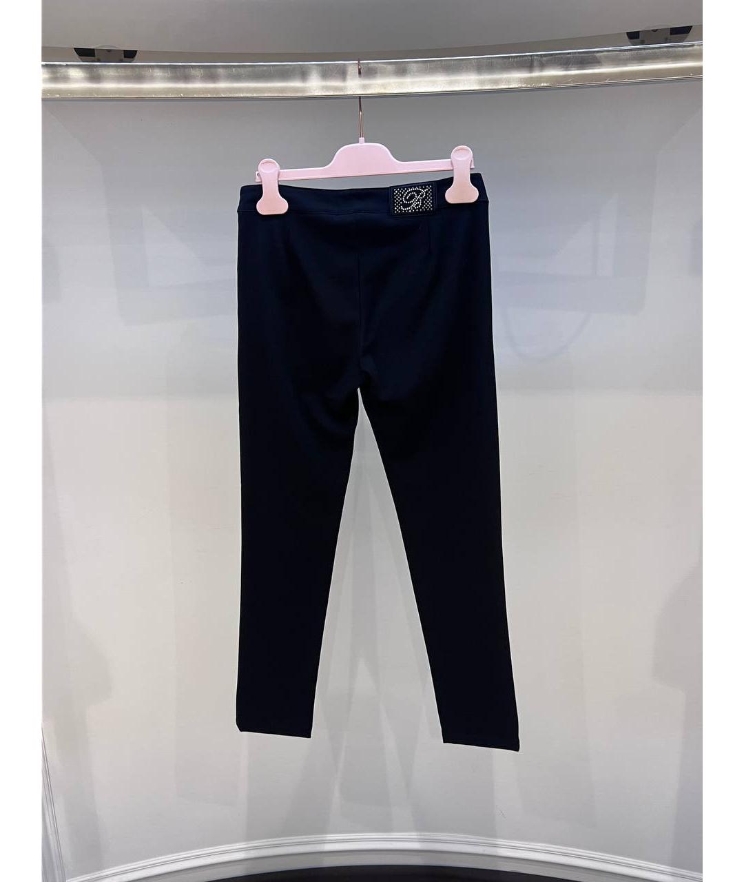 MISS BLUMARINE Черные полиэстеровые брюки и шорты, фото 3