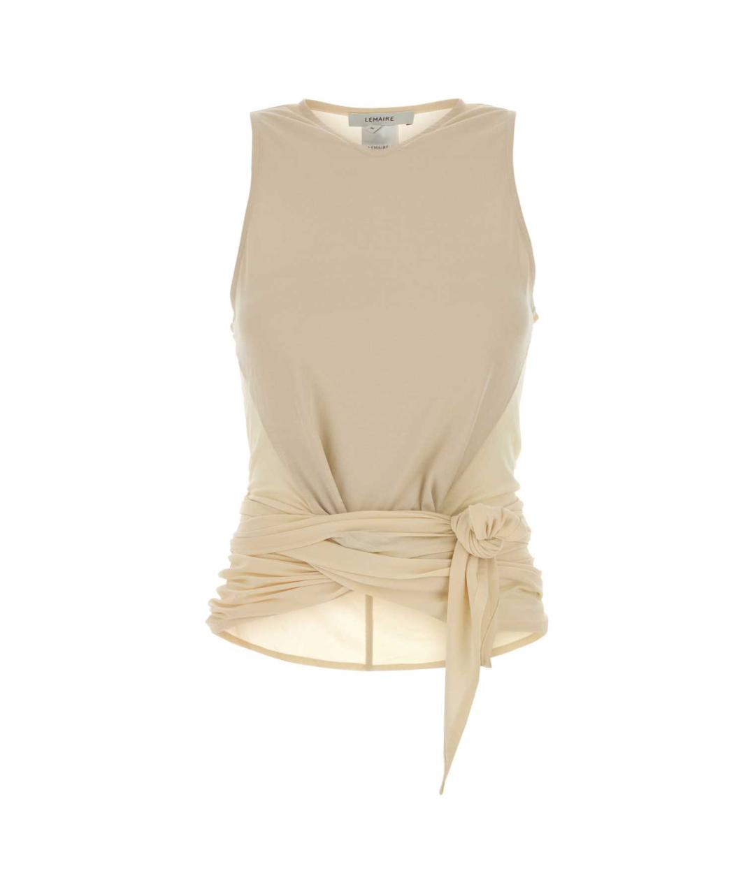 LEMAIRE Бежевая вискозная блузы, фото 1