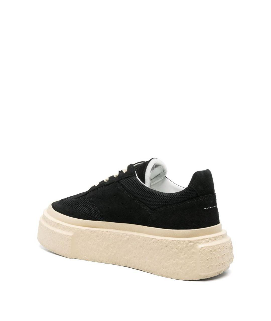 MM6 MAISON MARGIELA Черные текстильные кеды, фото 2