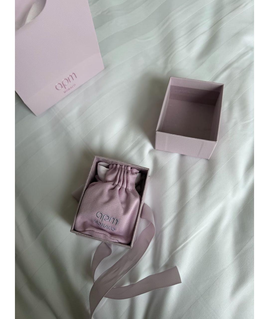 APM Monaco Белый серебряный браслет, фото 4