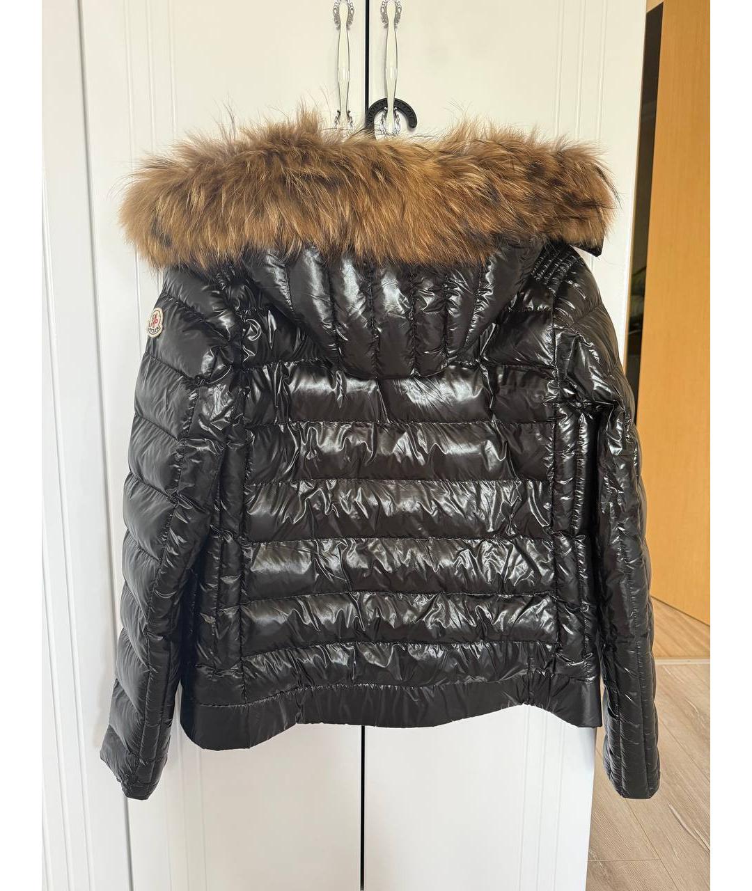 MONCLER Черный пуховик, фото 5