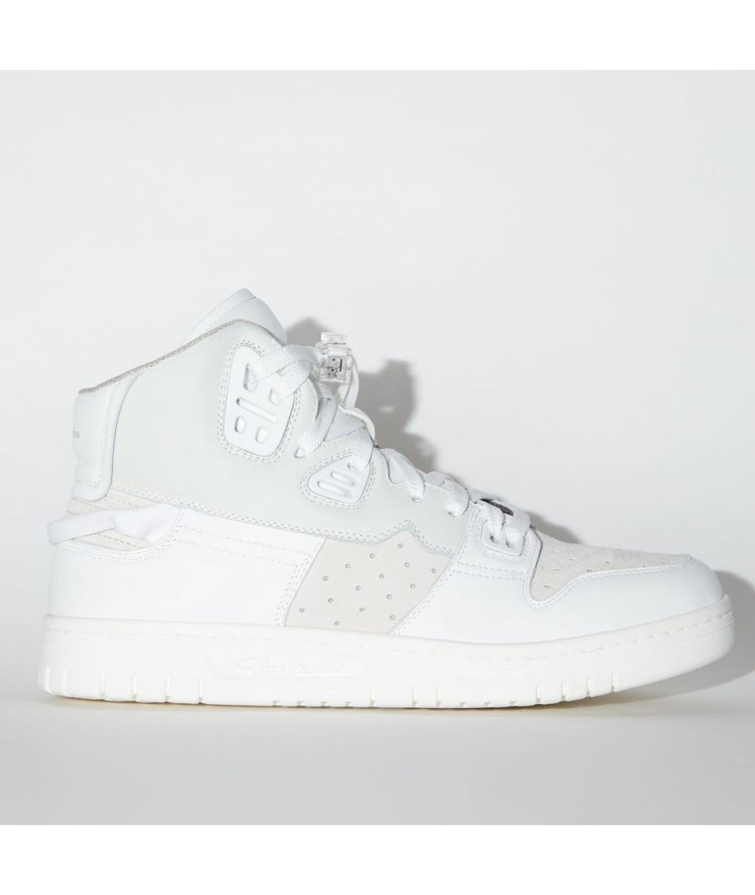 ACNE STUDIOS Белые кожаные кроссовки, фото 6