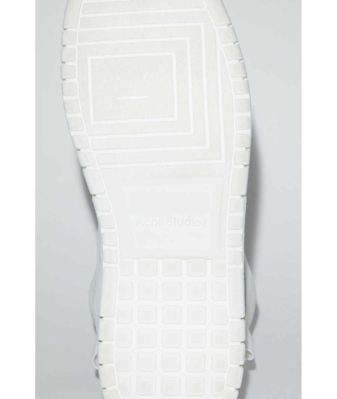 ACNE STUDIOS Белые кожаные кроссовки, фото 5