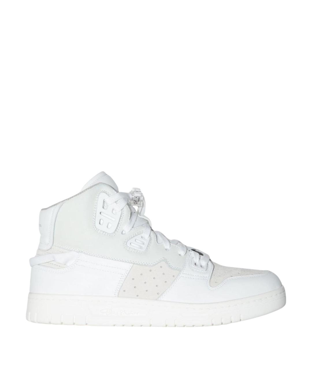 ACNE STUDIOS Белые кожаные кроссовки, фото 1