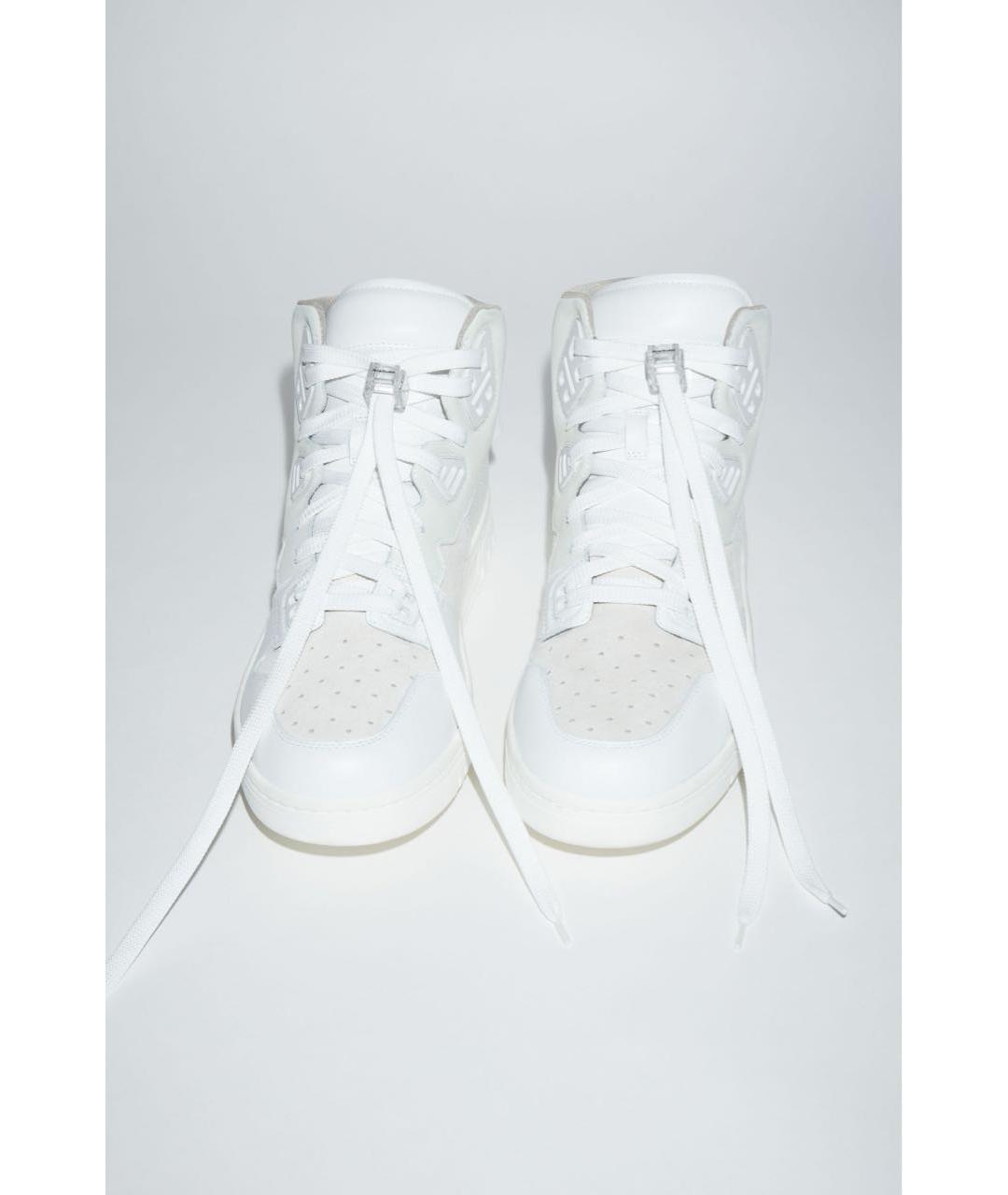 ACNE STUDIOS Белые кожаные кроссовки, фото 2
