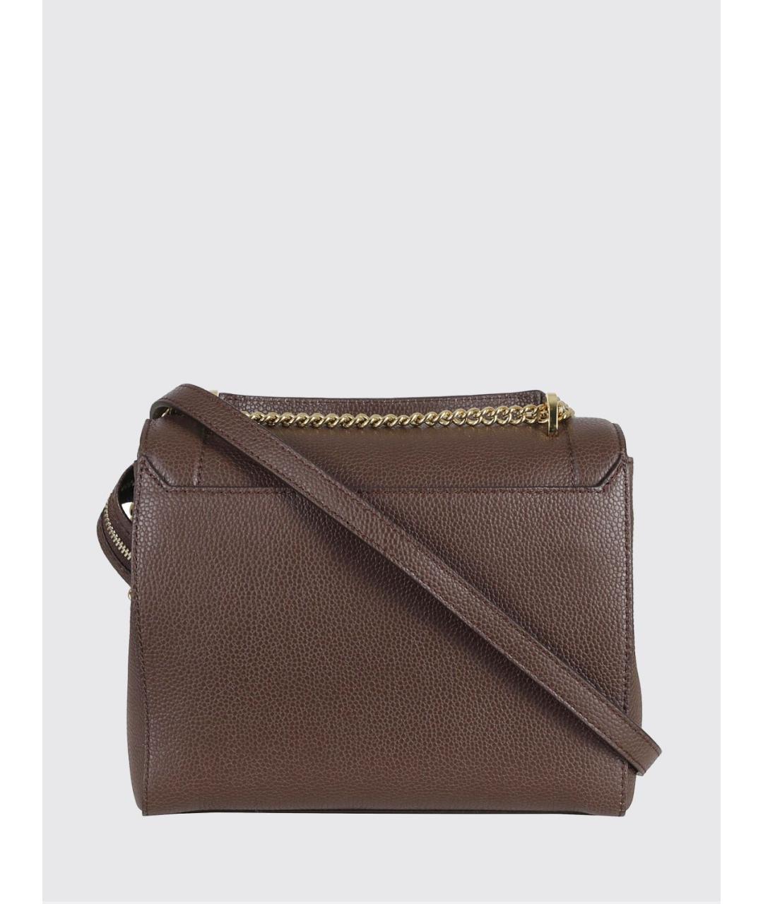 LANCEL Коричневая кожаная сумка с короткими ручками, фото 2