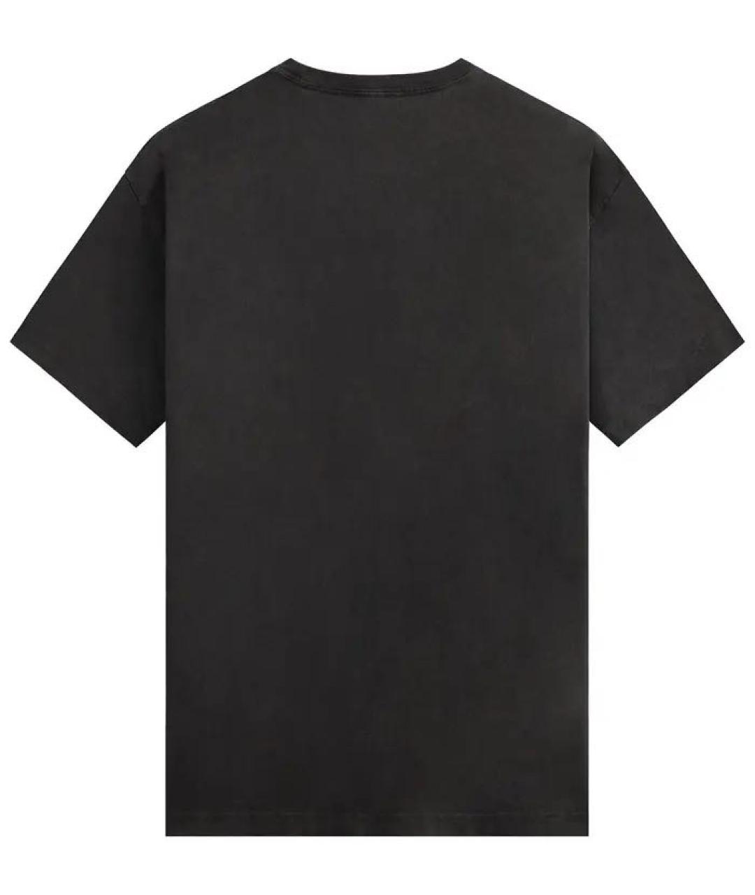 KITH Черная хлопковая футболка, фото 2