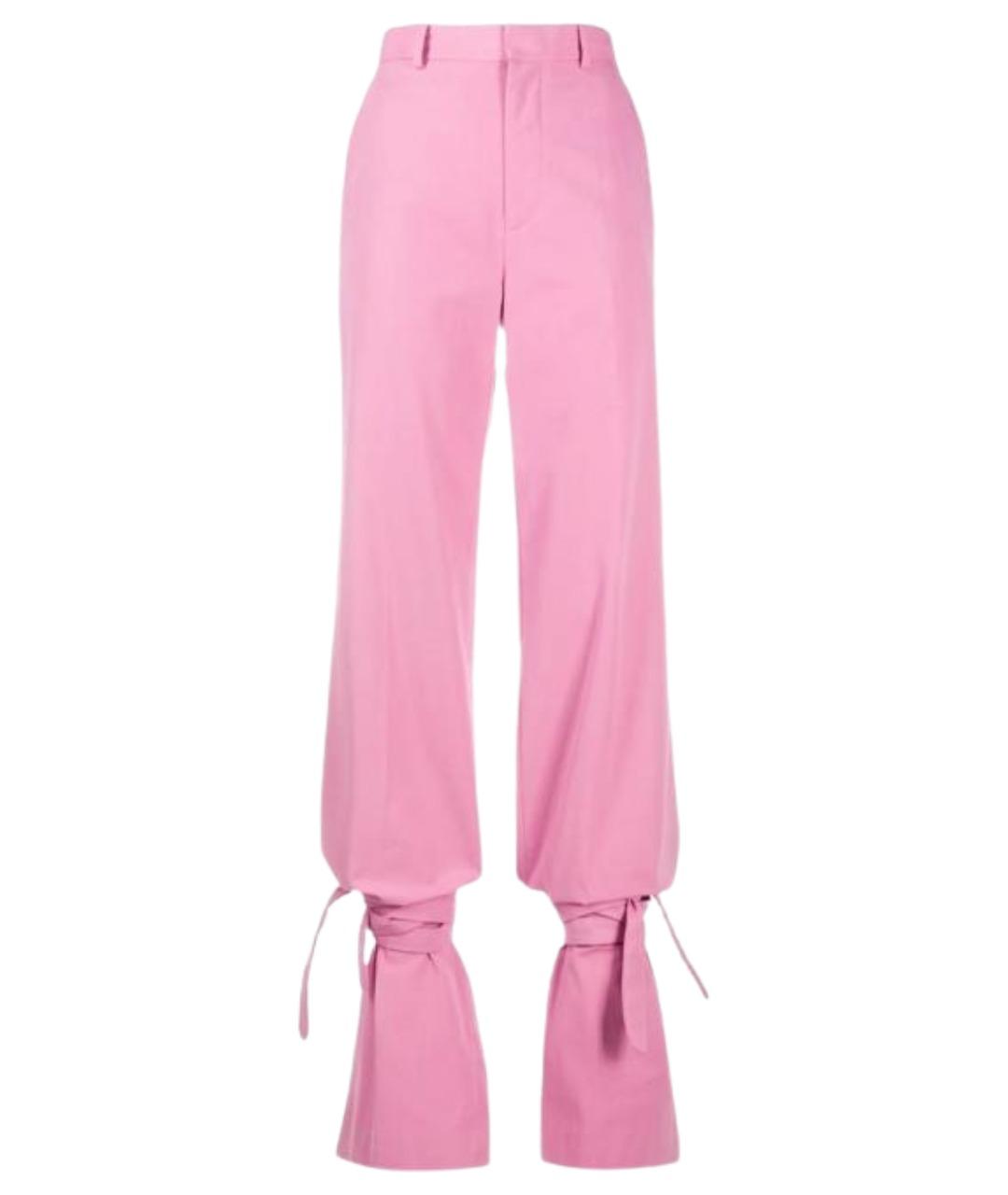 THE ATTICO Розовые брюки широкие, фото 1