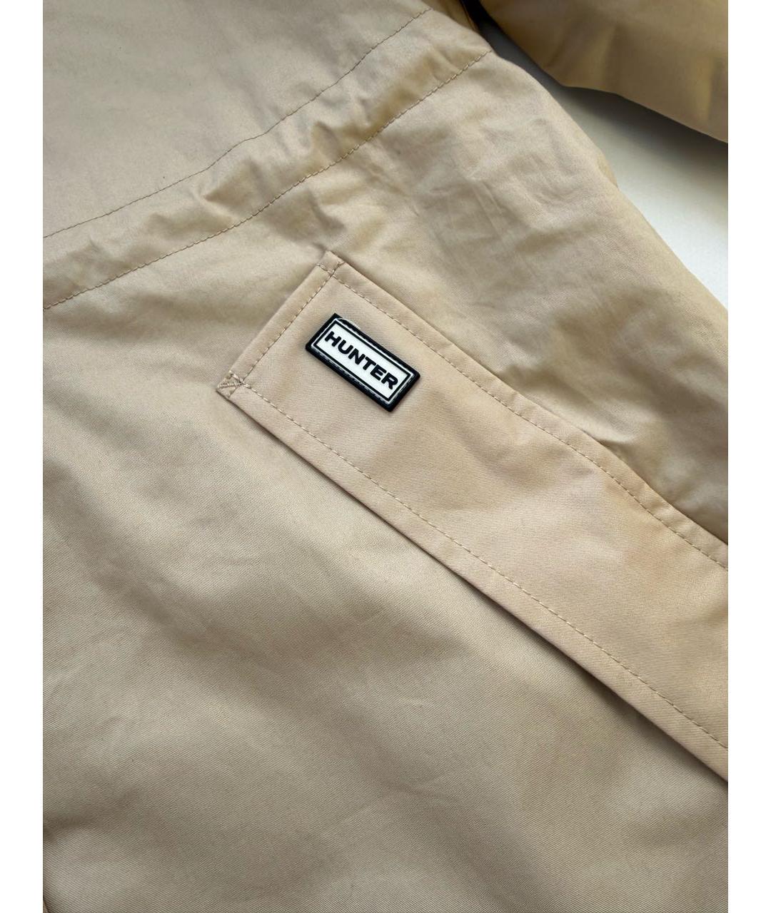 HUNTER Бежевая хлопковая парка, фото 4