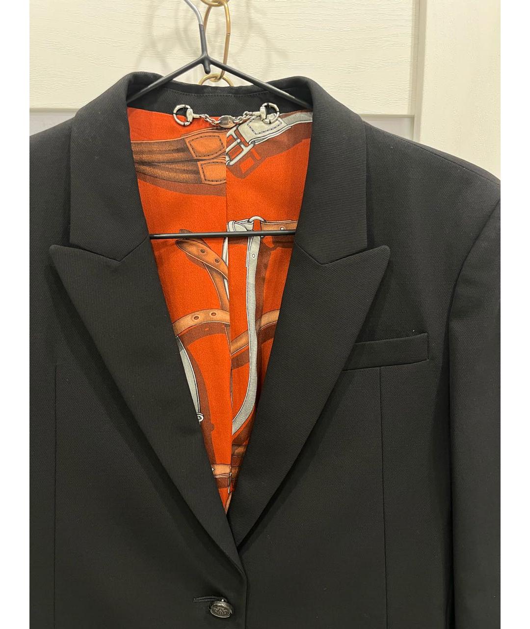 GUCCI Черный хлопковый жакет/пиджак, фото 2