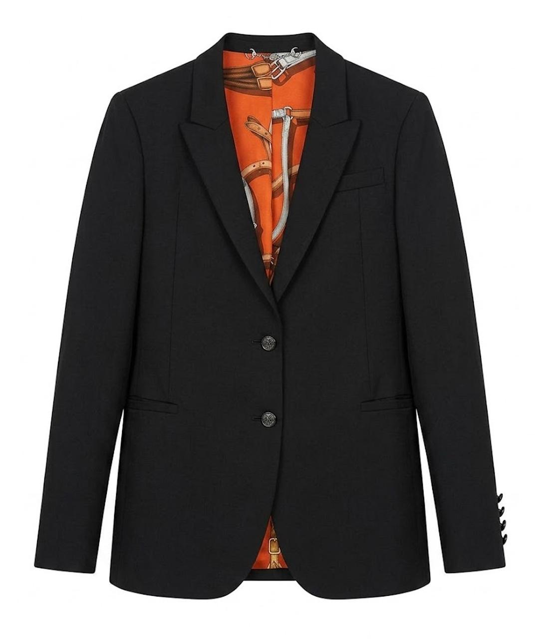 GUCCI Черный хлопковый жакет/пиджак, фото 1